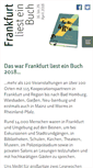 Mobile Screenshot of frankfurt-liest-ein-buch.de